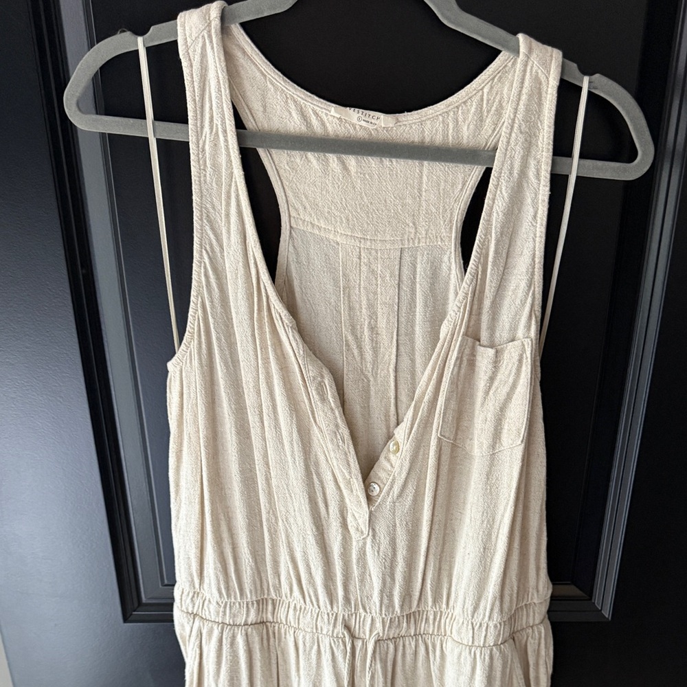 Lovestitch Cream Jumpsuit